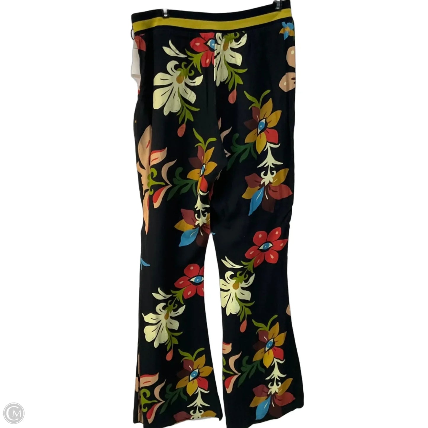 Pants Wide Leg By Farm Rio In Floral Print, Size: M