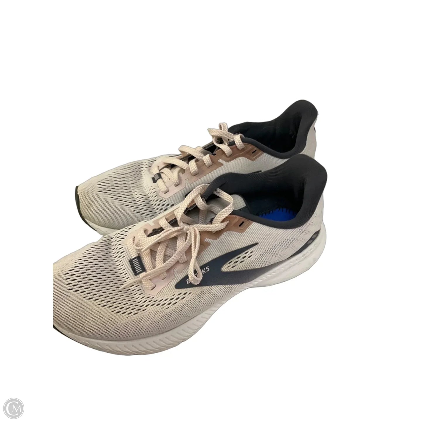 Shoes Athletic By Brooks In Grey & Pink, Size: 9
