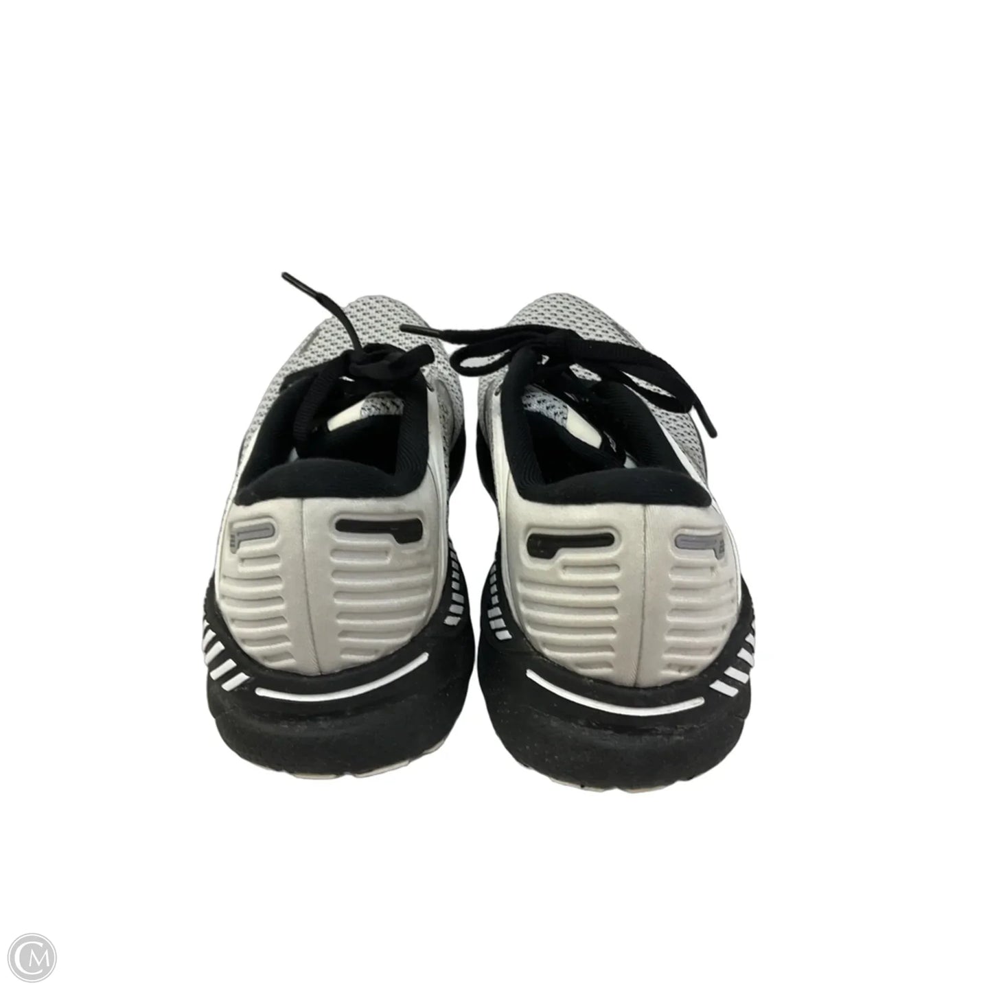 Shoes Athletic By Brooks In Black & White, Size: 8.5