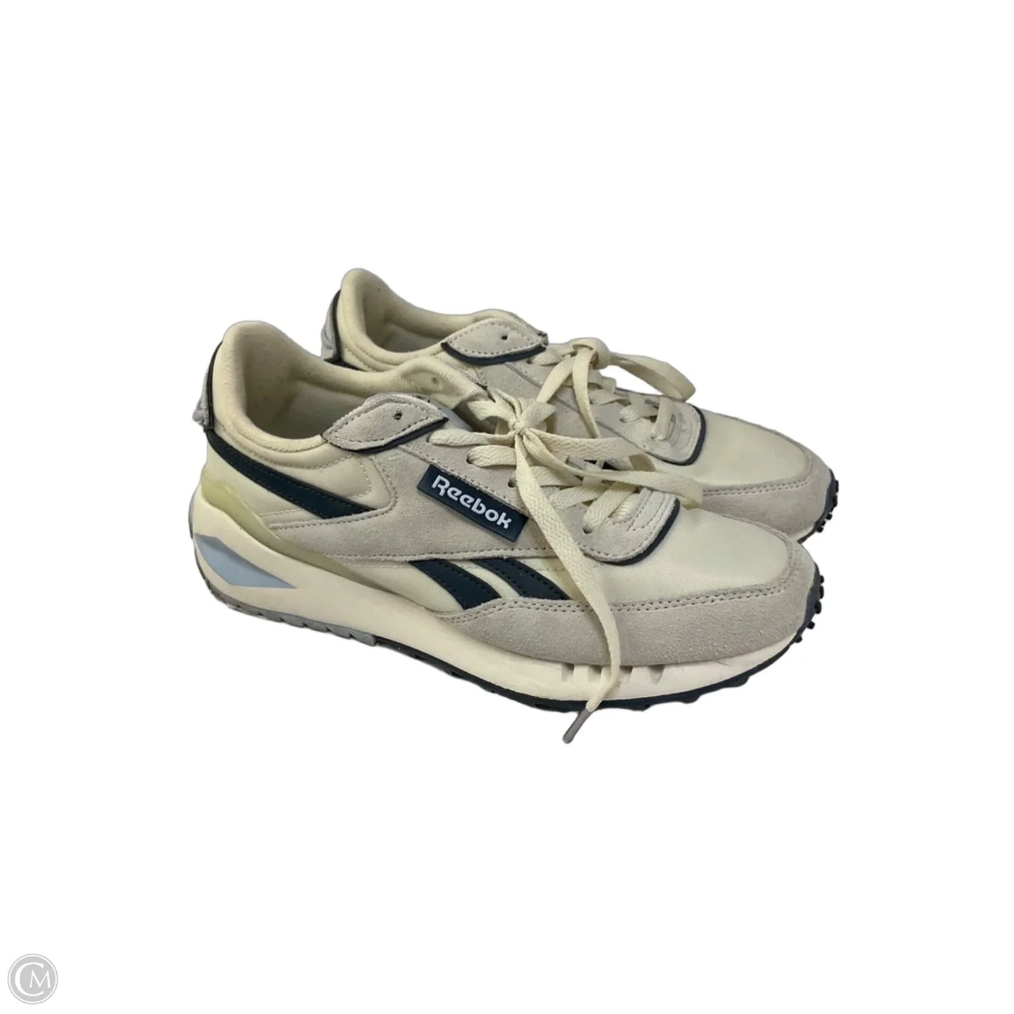 Shoes Sneakers By Reebok In Blue & Cream, Size: 8.5