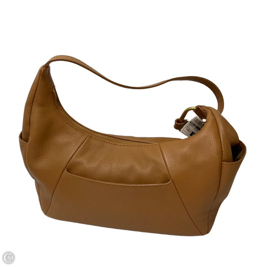 Handbag Leather By Hobo Intl, Size: Medium