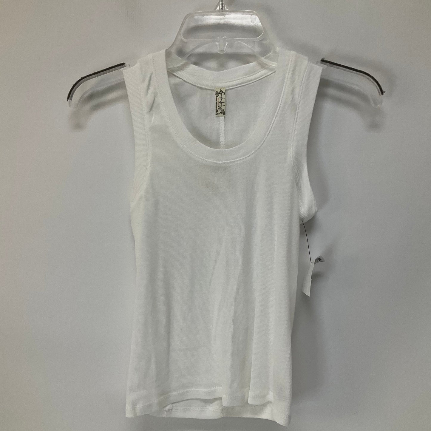 White Top Sleeveless Basic Free People, Size Xs