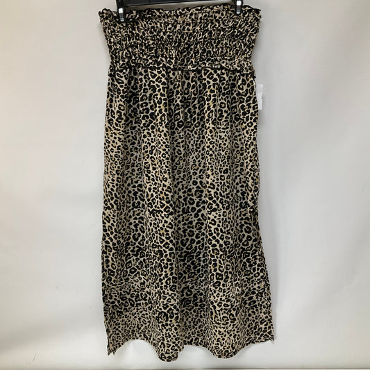 Animal Print Skirt Midi Storia, Size L