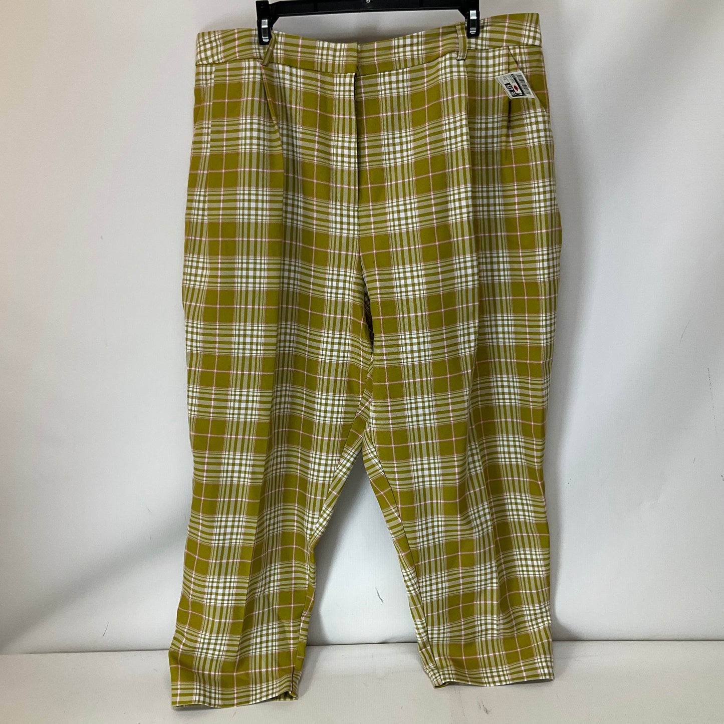 Pants Dress By Asos In Plaid Pattern, Size: 14