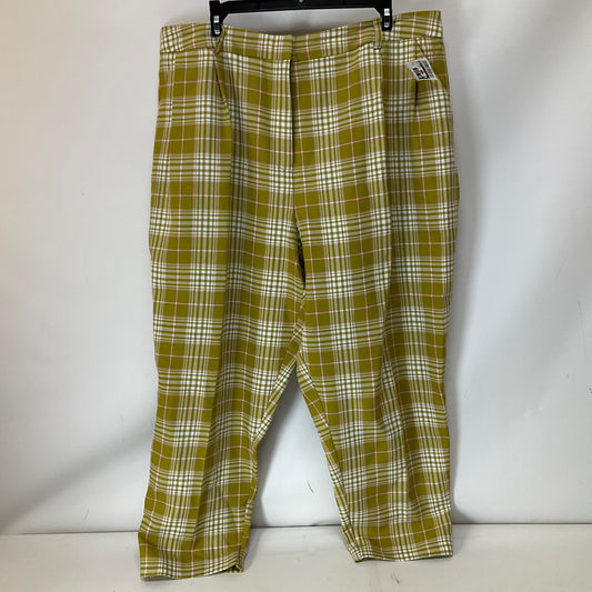 Pants Dress By Asos In Plaid Pattern, Size: 14