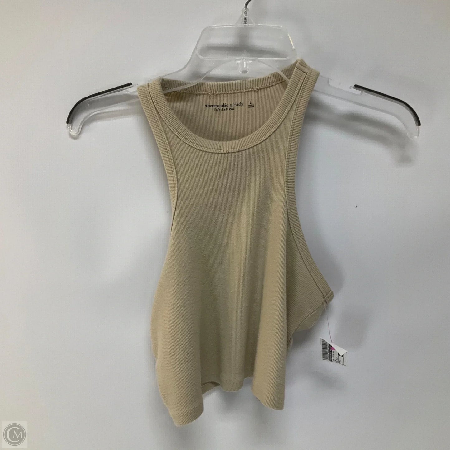 Top Sleeveless By Abercrombie And Fitch In Tan, Size: L