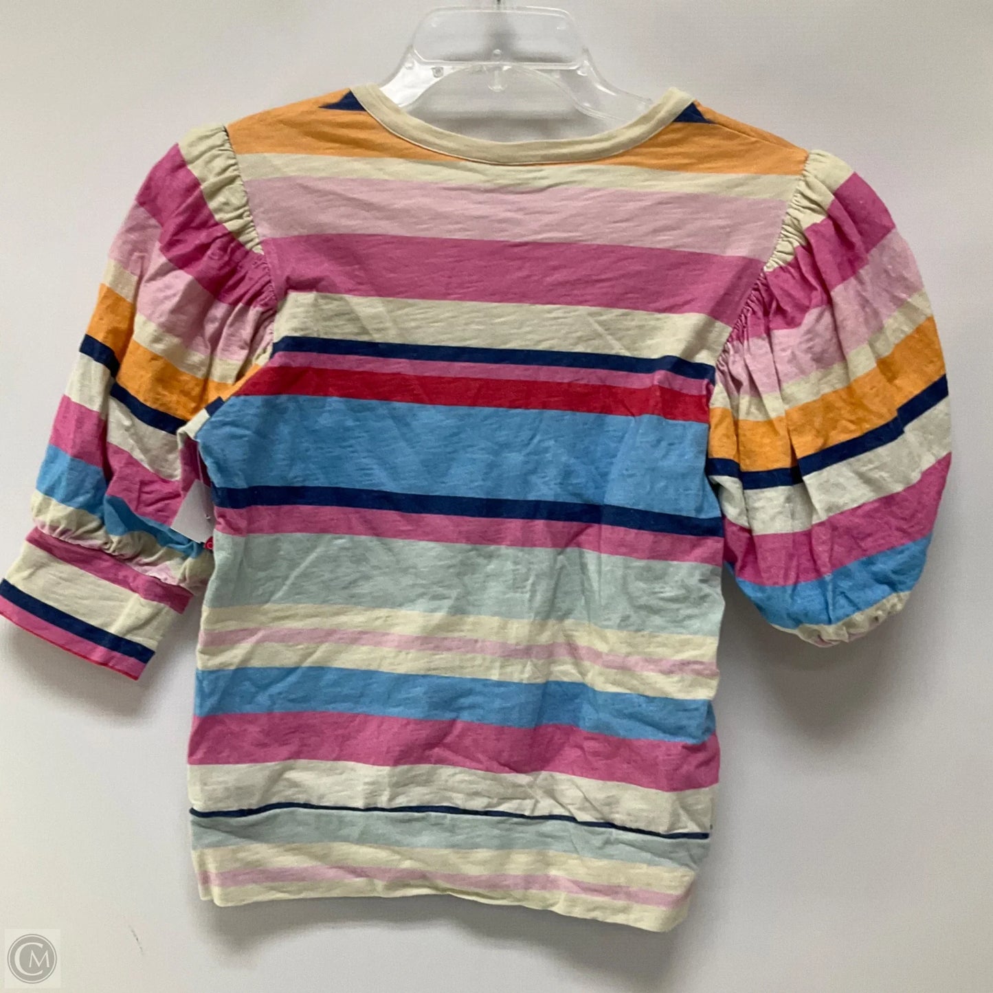 Top 3/4 Sleeve By Cmc In Striped Pattern, Size: Xs