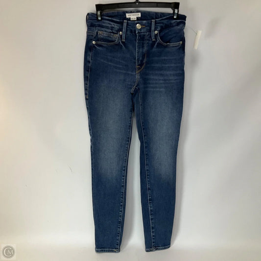 Jeans Skinny By Good American In Blue Denim, Size: 0