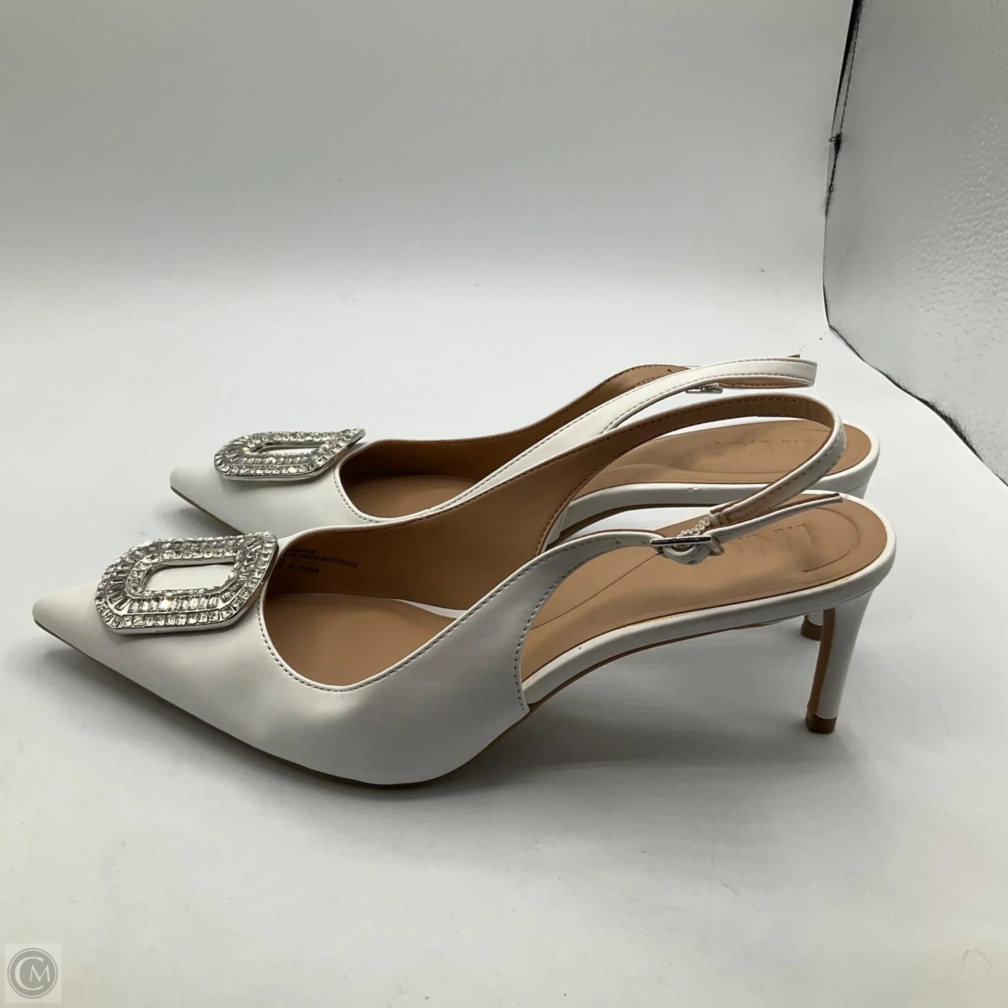 Shoes Heels Kitten By Inc In White, Size: 8.5