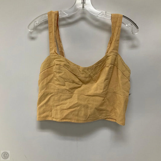 Top Sleeveless By Abercrombie And Fitch In Orange, Size: L