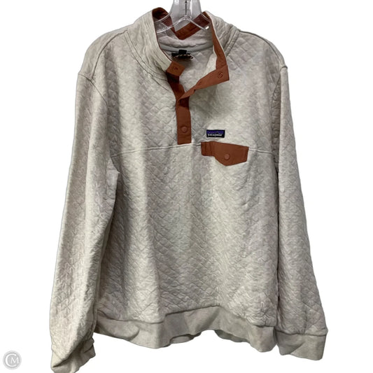 Athletic Fleece By Patagonia In Cream, Size: Xxl