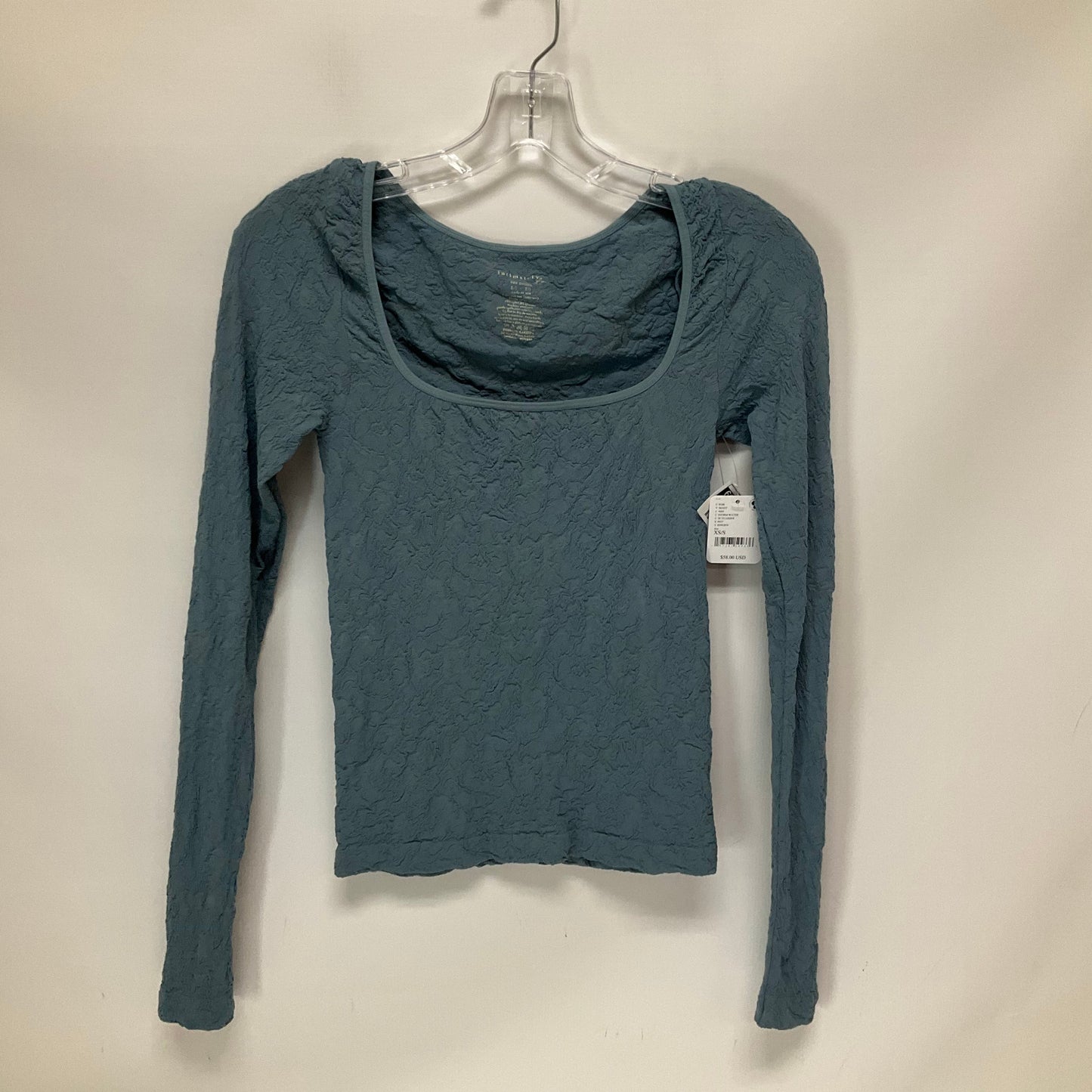 Blue Top Long Sleeve Free People, Size Xs