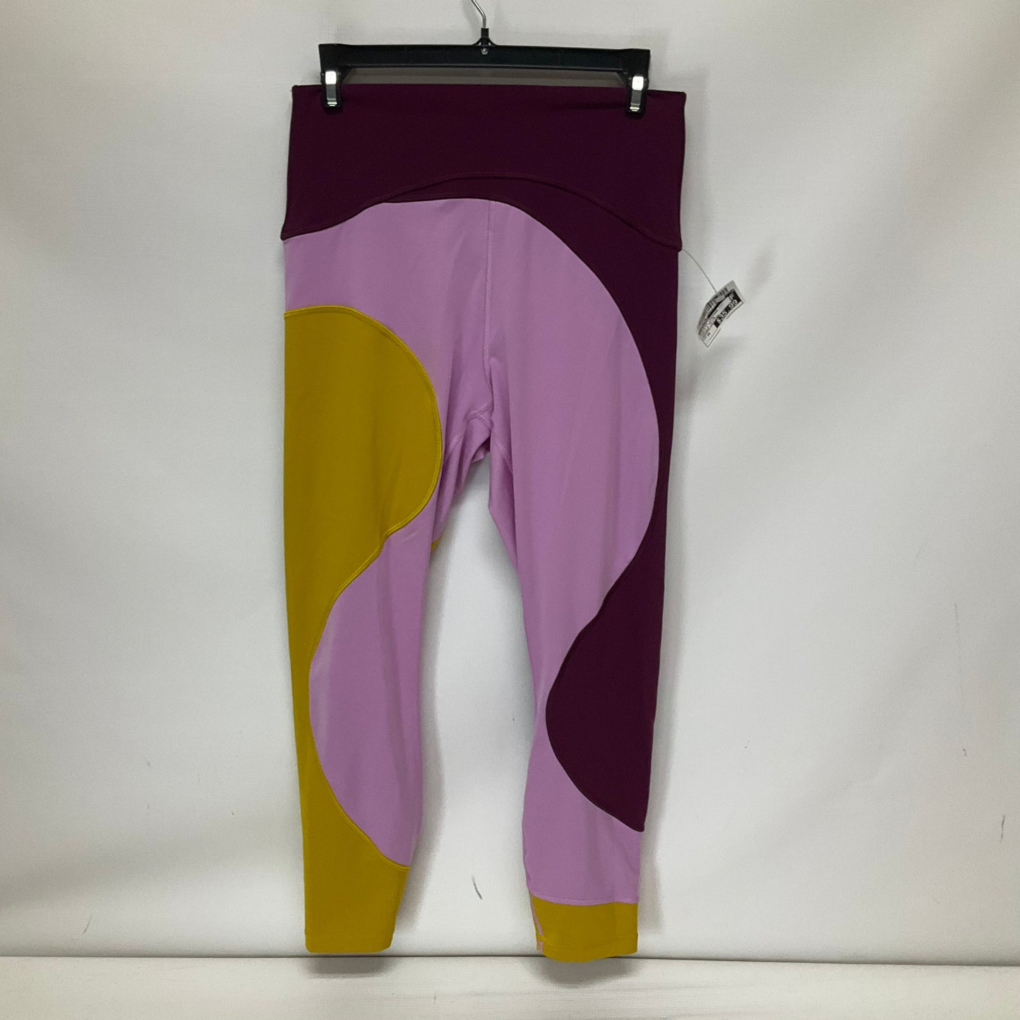 Purple & Yellow Athletic Leggings Lululemon, Size 10