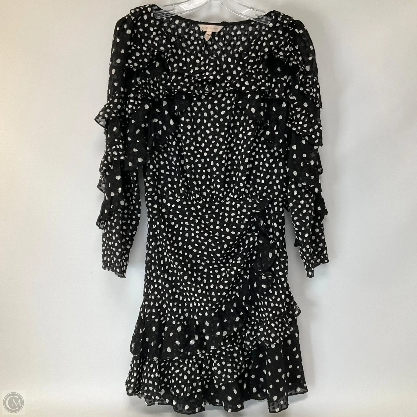 Dress Casual Short By Rebecca Taylor In Black & White, Size: 2