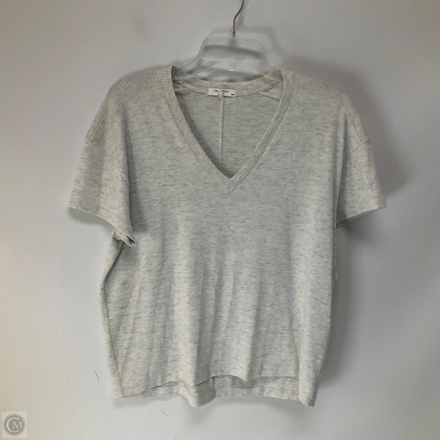 Top Short Sleeve By Rag And Bone In Grey