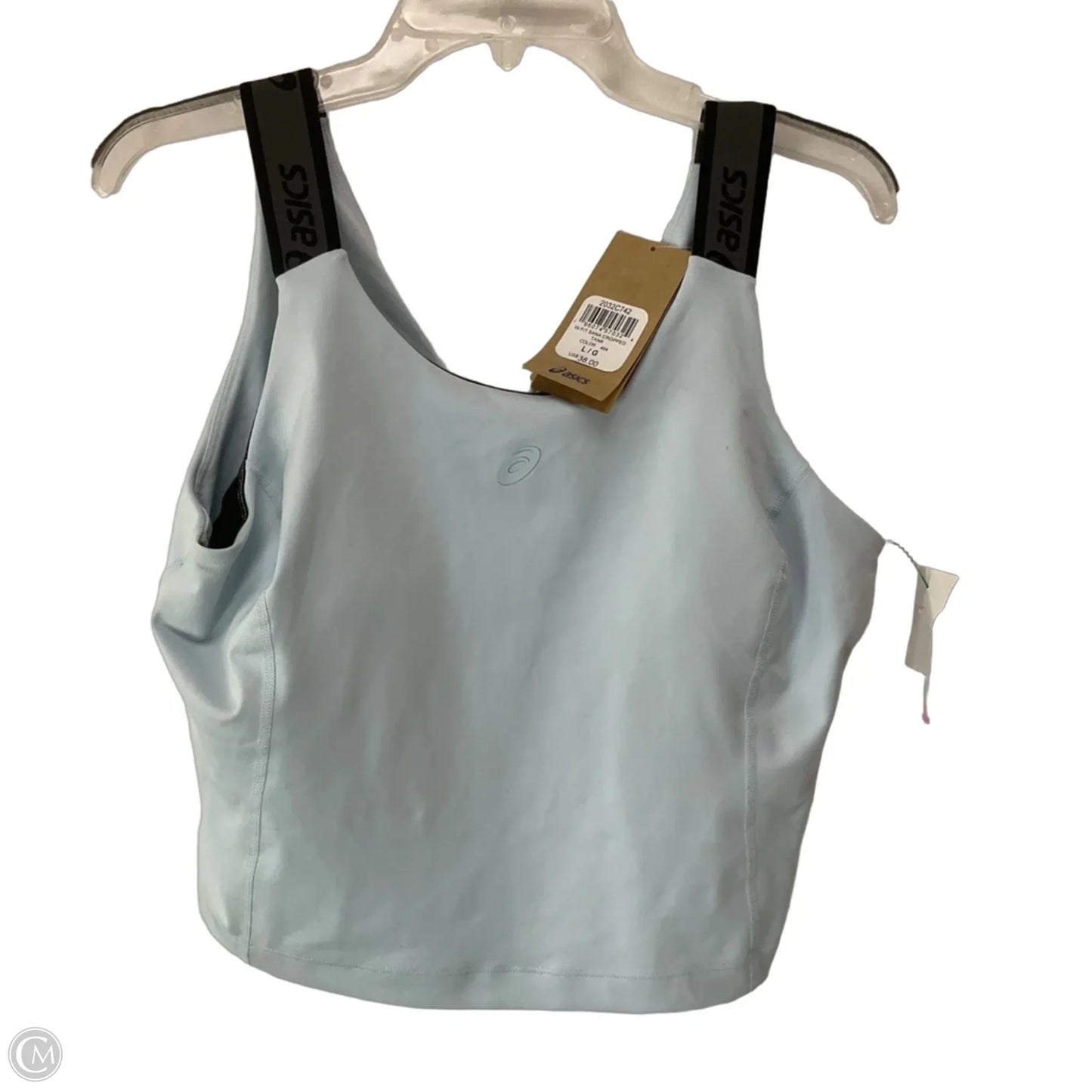 Athletic Tank Top By Asics In Blue, Size: L