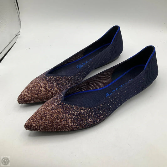 Shoes Flats By Rothys In Blue & Pink, Size: 11.5