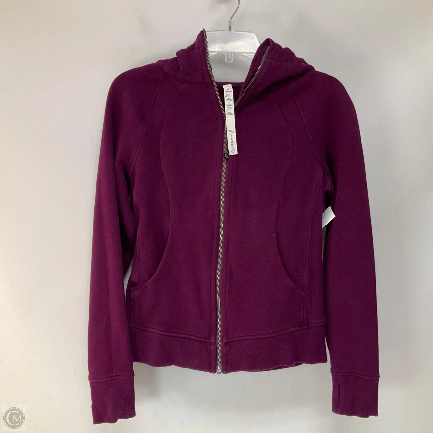 Athletic Jacket By Lululemon In Purple, Size: 6