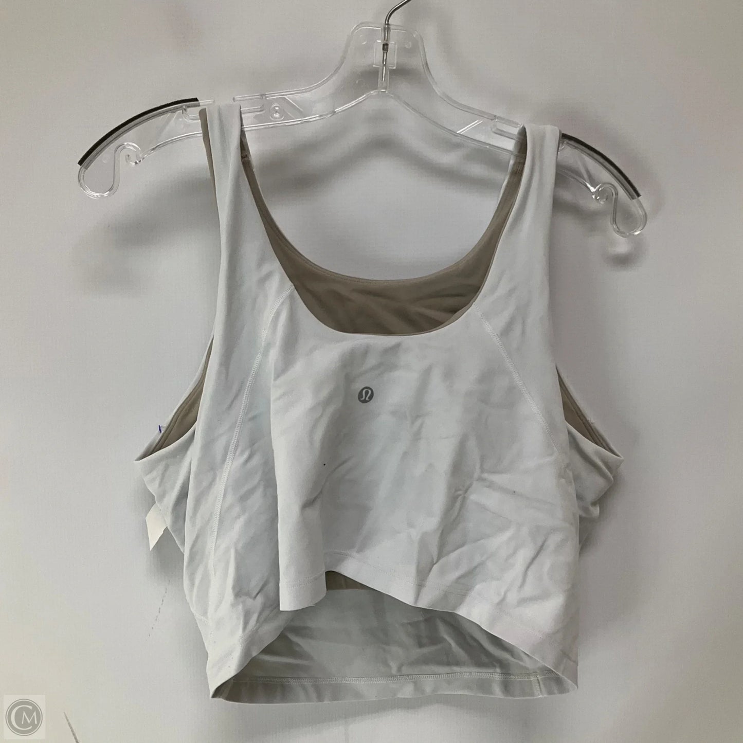 Athletic Bra By Lululemon In White, Size: 14