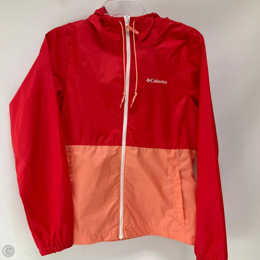 Athletic Jacket By Columbia In Red, Size: Xs