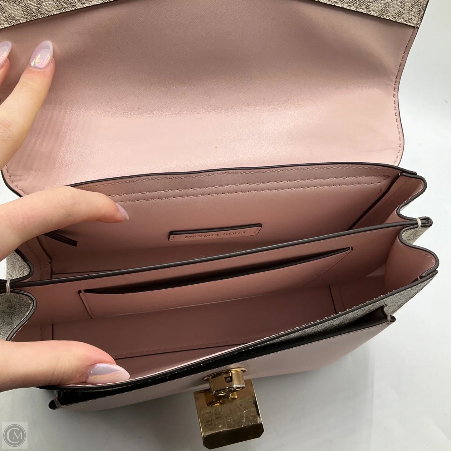 Crossbody Designer By Michael Kors, Size: Medium