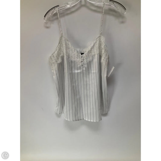 Top Sleeveless By Abercrombie And Fitch In Striped Pattern, Size: M