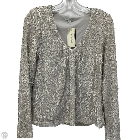 Top Long Sleeve By Allison Joy In Grey, Size: Xs