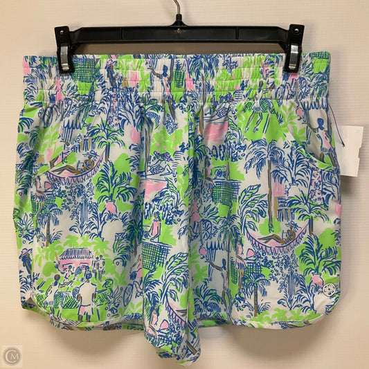 Shorts Designer By Lilly Pulitzer In Blue & Green, Size: Xs