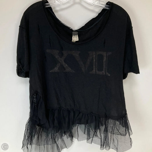 Top Short Sleeve By We The Free In Black, Size: M