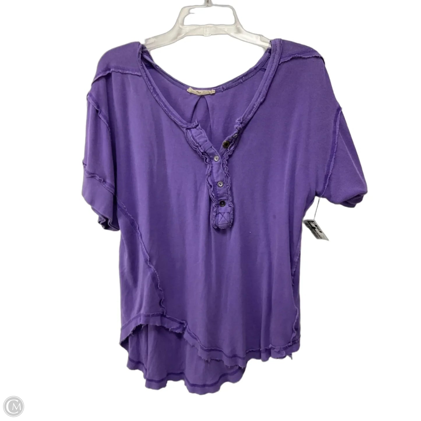 Top Short Sleeve By We The Free In Purple, Size: Xs
