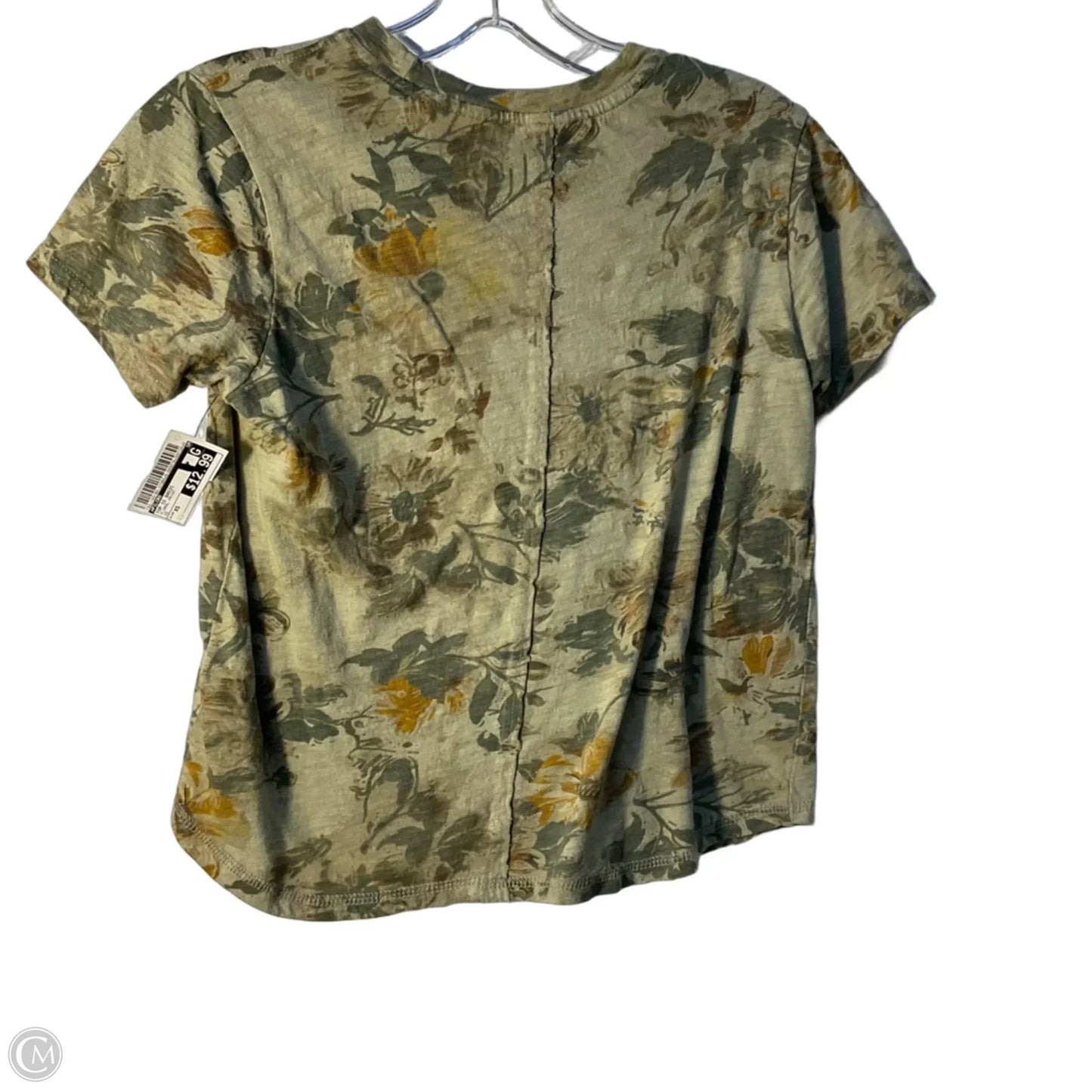Top Short Sleeve Basic By Pilcro In Floral Print, Size: Xs