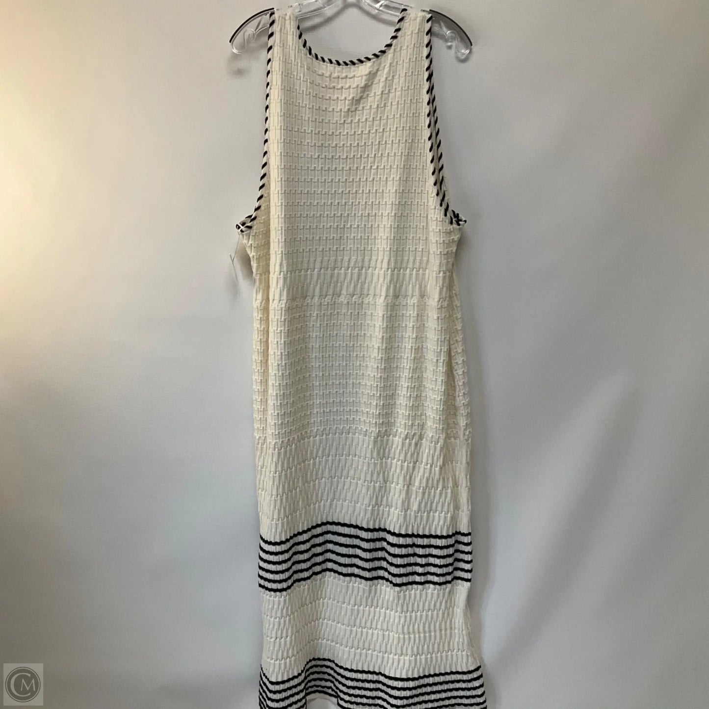 Dress Casual Maxi By Anthropologie In White, Size: 2x