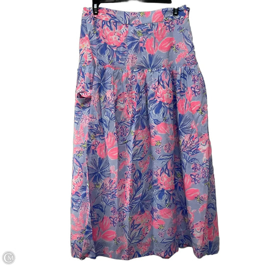 Skirt Designer By Lilly Pulitzer In Blue & Pink, Size: S