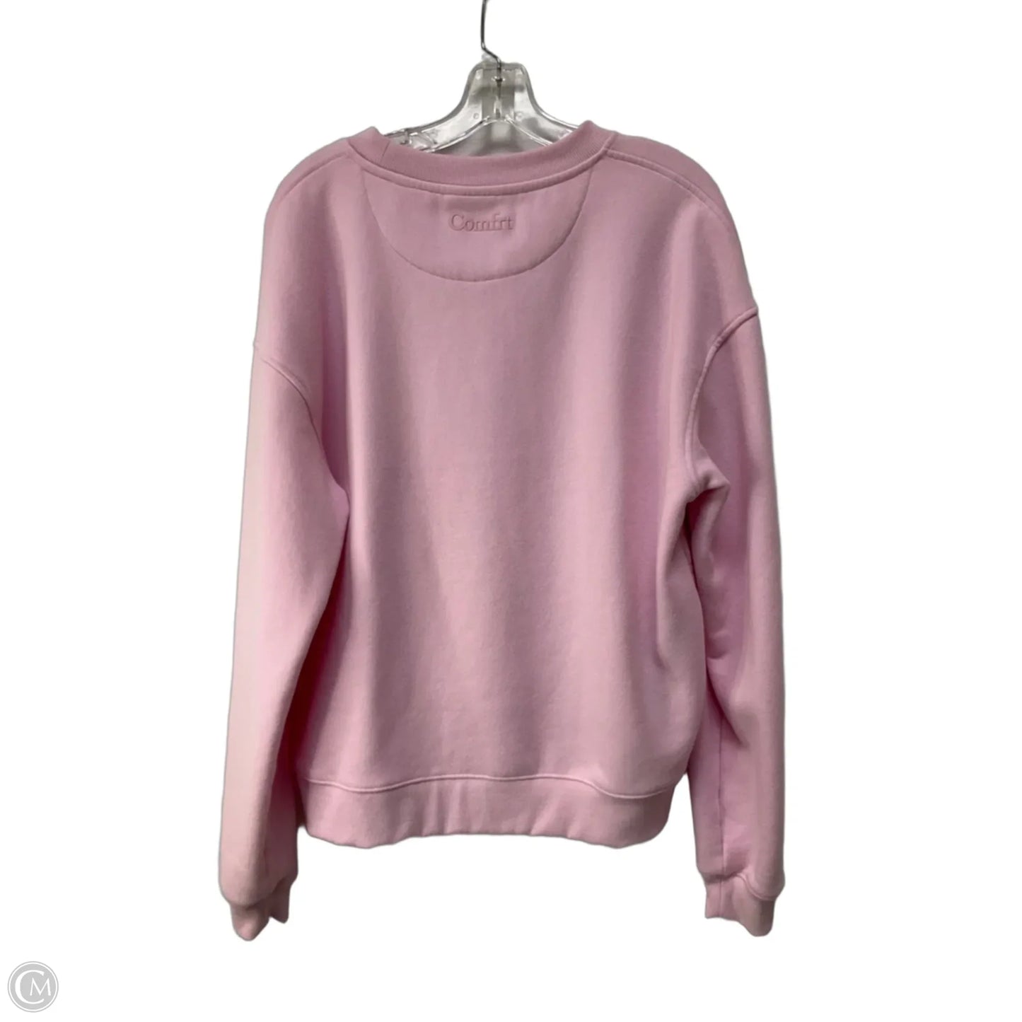 Sweatshirt Crewneck By Cmc In Pink, Size: M