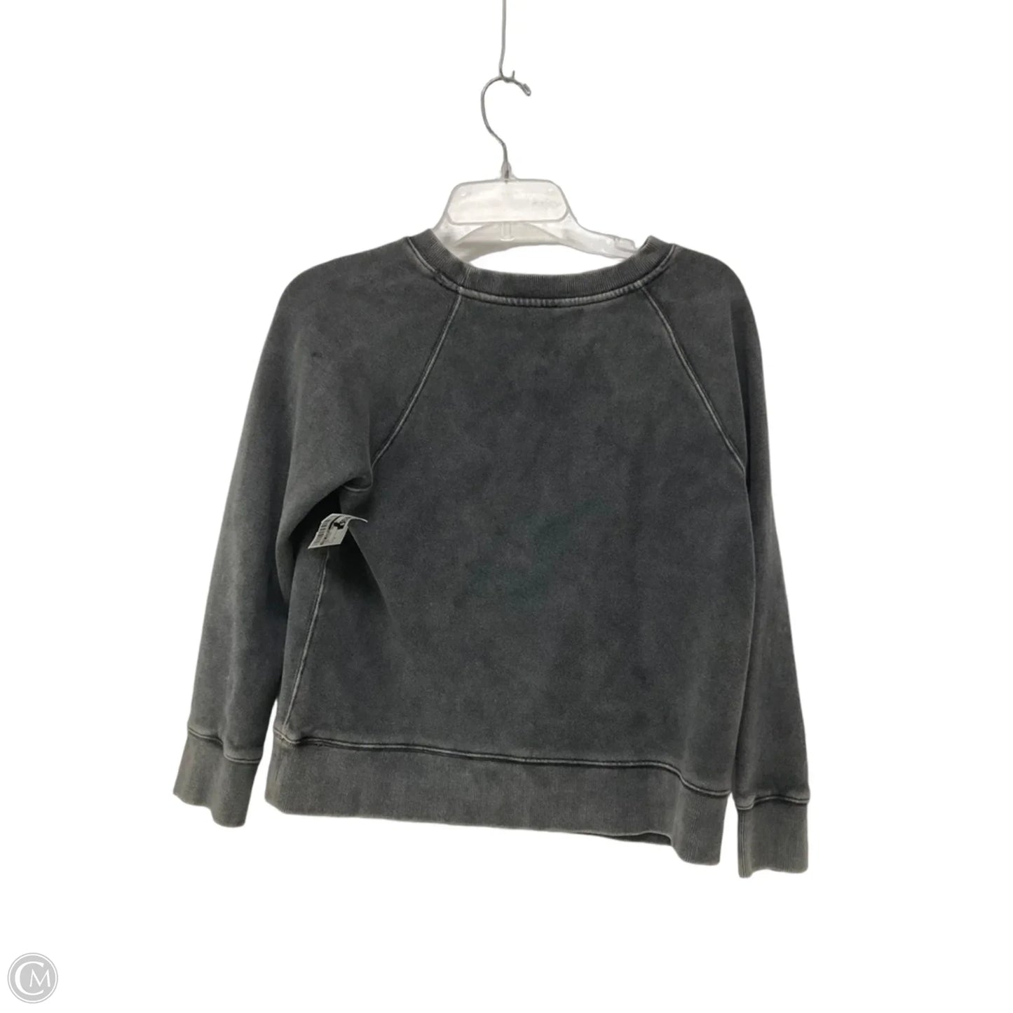 Sweatshirt Crewneck By Free People In Grey, Size: M