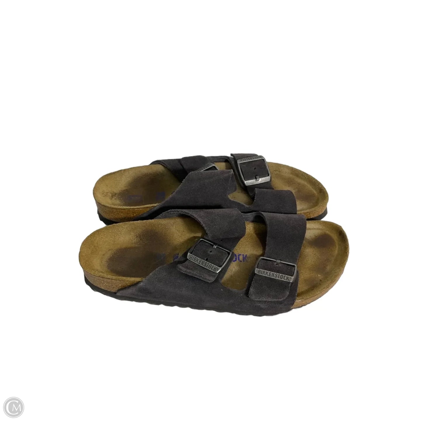 Sandals Flats By Birkenstock In Black, Size: 7