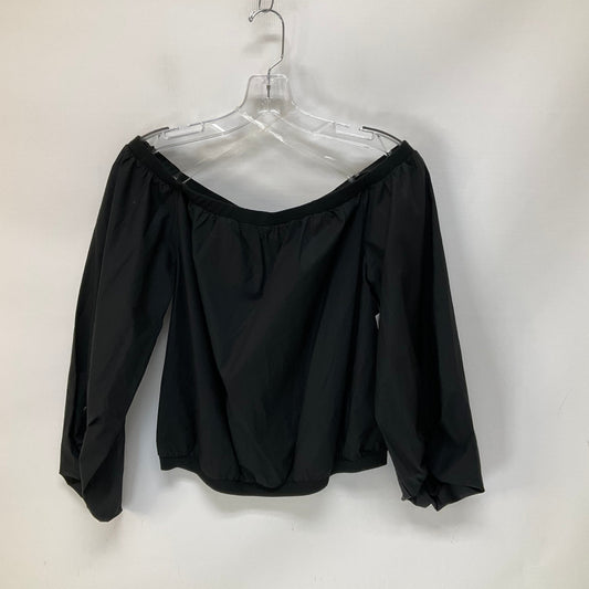 Black Top Long Sleeve 7 For All Mankind, Size Xs