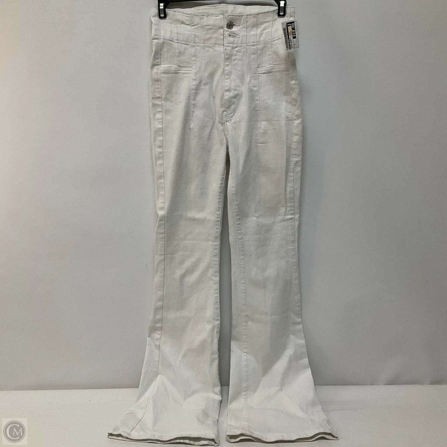 Jeans Flared By We The Free In White Denim, Size: 4