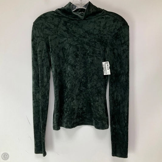 Top Long Sleeve By Theory In Green, Size: Xs