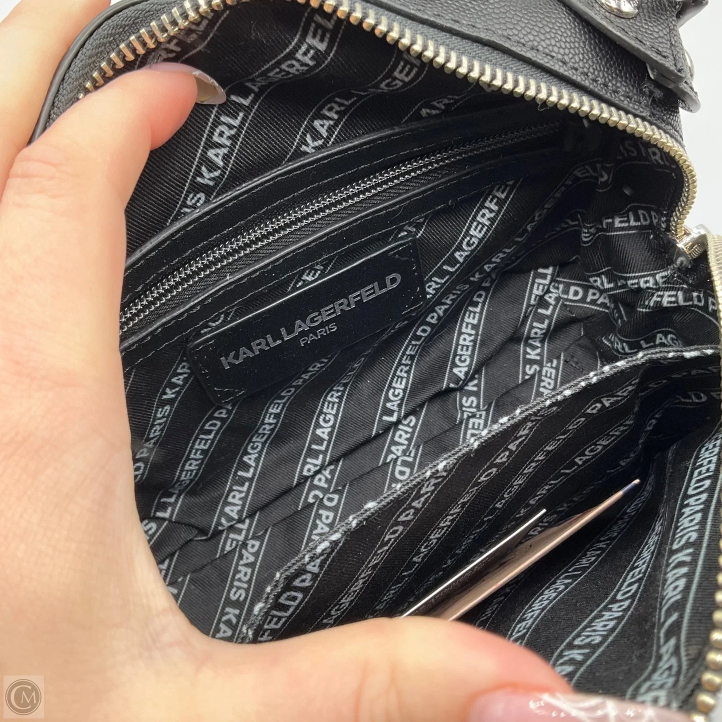 Crossbody Designer By Karl Lagerfeld, Size: Small