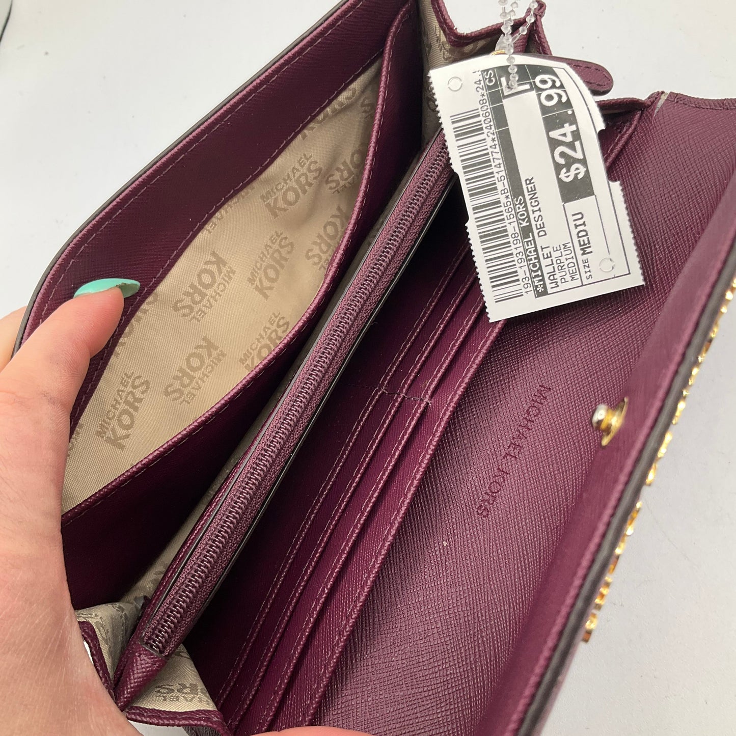 Wallet Designer Michael Kors, Size Medium