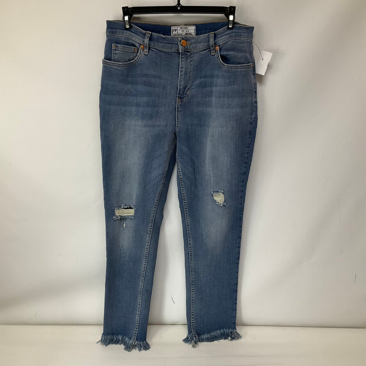 Blue Denim Jeans Skinny Free People, Size 12