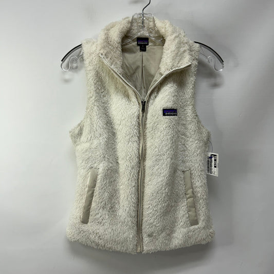 Vest Faux Fur & Sherpa By Patagonia In White, Size: S