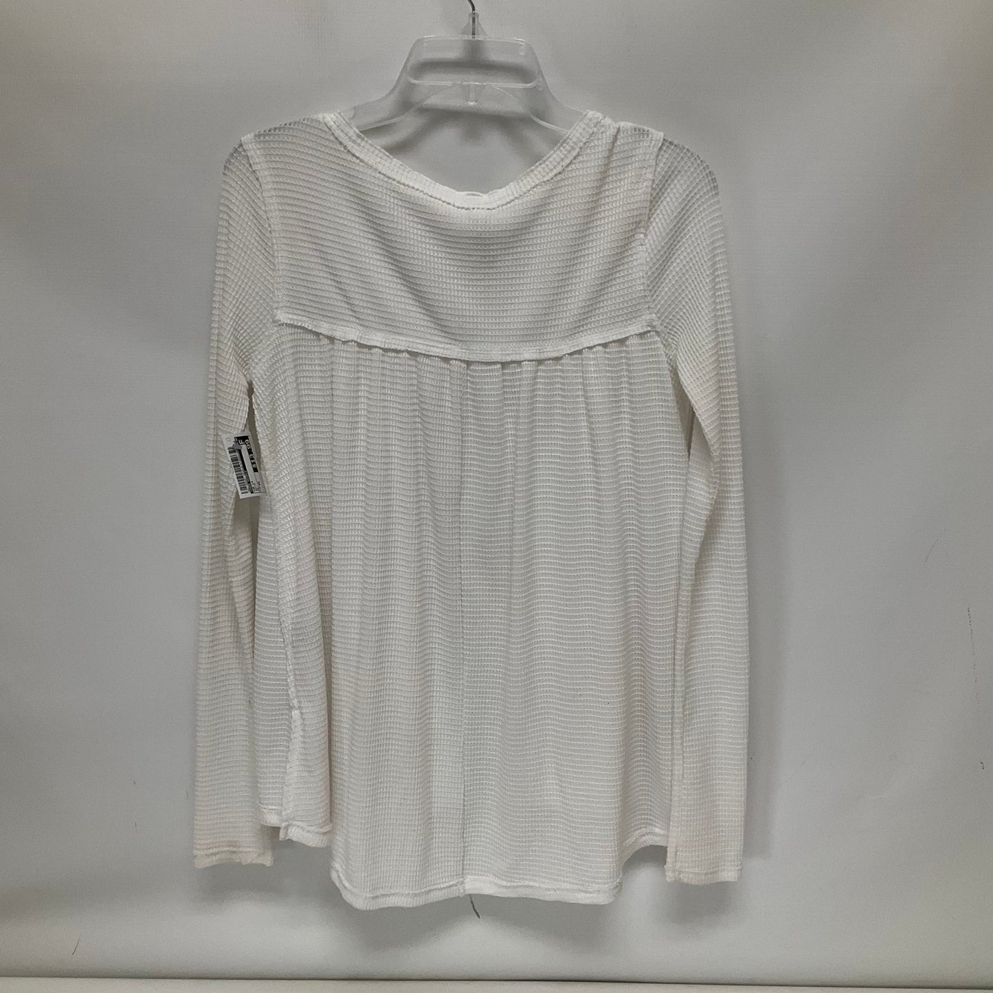 White Top Long Sleeve Free People, Size Xs