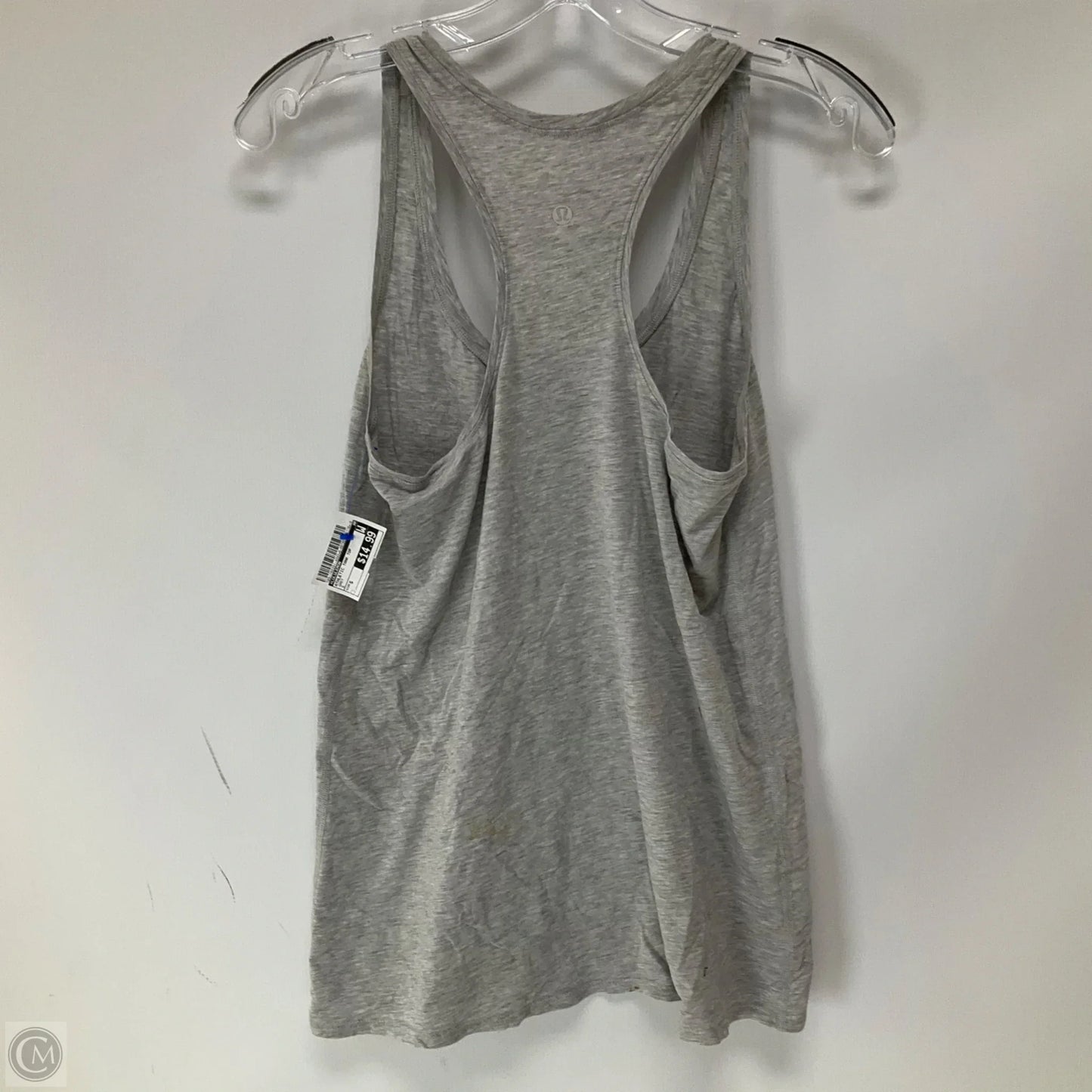 Athletic Tank Top By Lululemon In Grey, Size: S