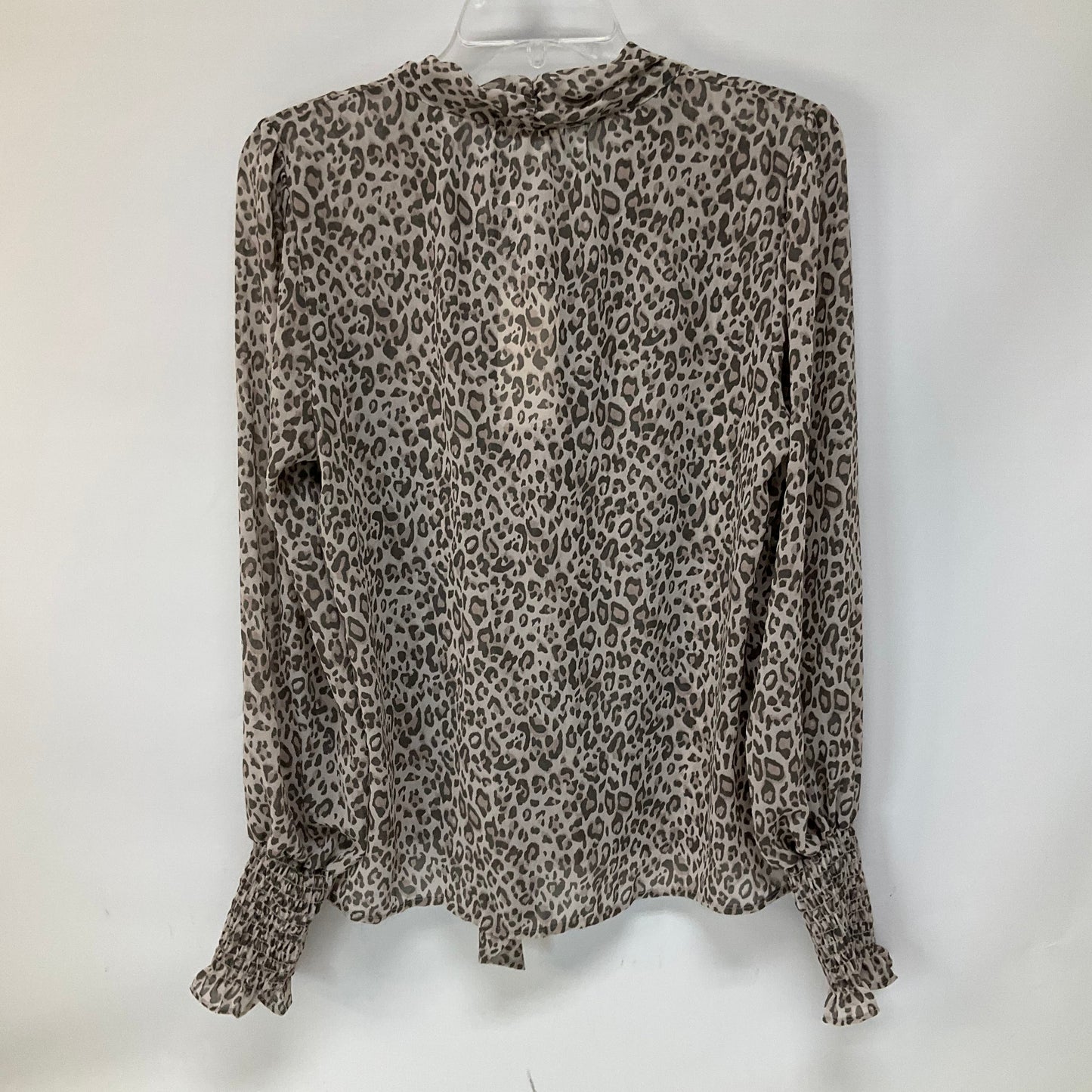 Animal Print Top Long Sleeve Pleione, Size Xs