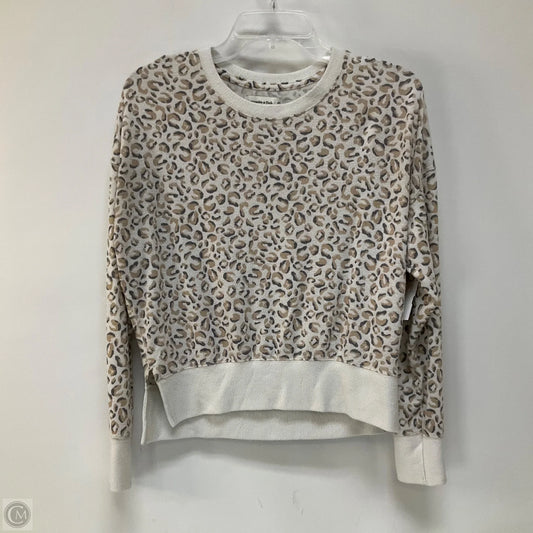 Top Long Sleeve By Abercrombie And Fitch In Animal Print, Size: Xs