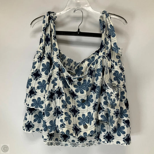 Skirt Set 2pc By Target-designer In Blue & White, Size: 2x