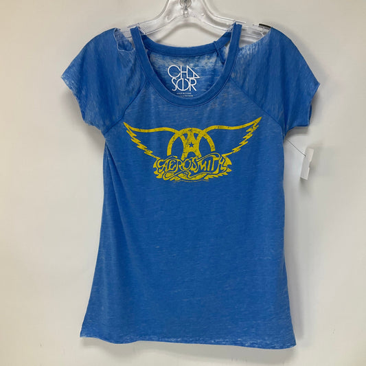 Blue Top Short Sleeve Chaser, Size Xs