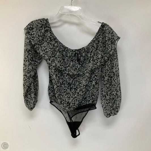 Bodysuit By Abercrombie And Fitch In Black, Size: Xs